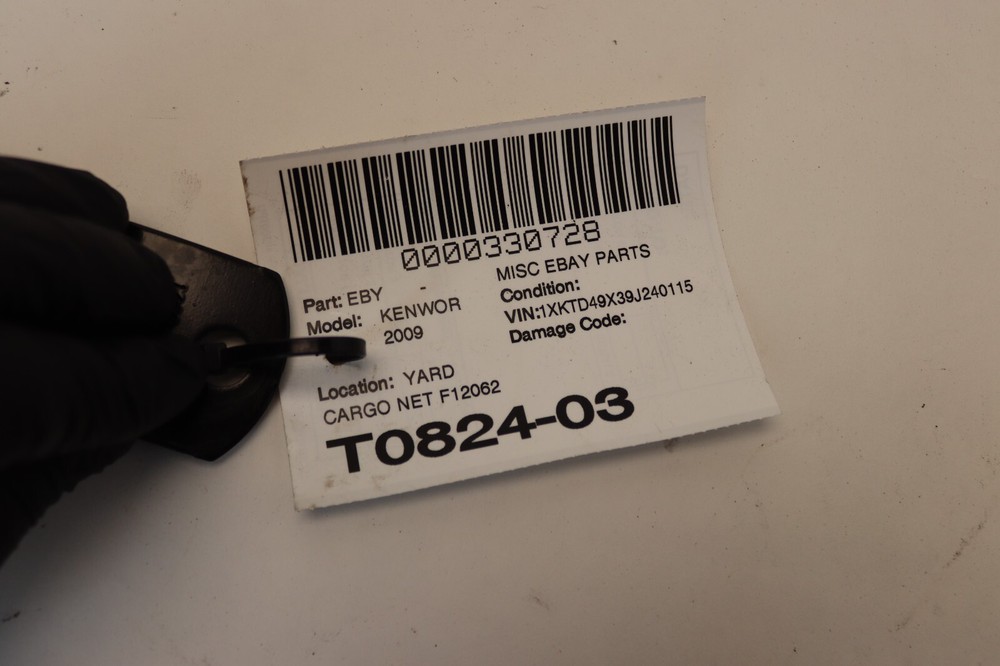1996-2010 KENWORTH T2000 SLEEPER BUNK MESH NET BRINGING SAFETY OEM