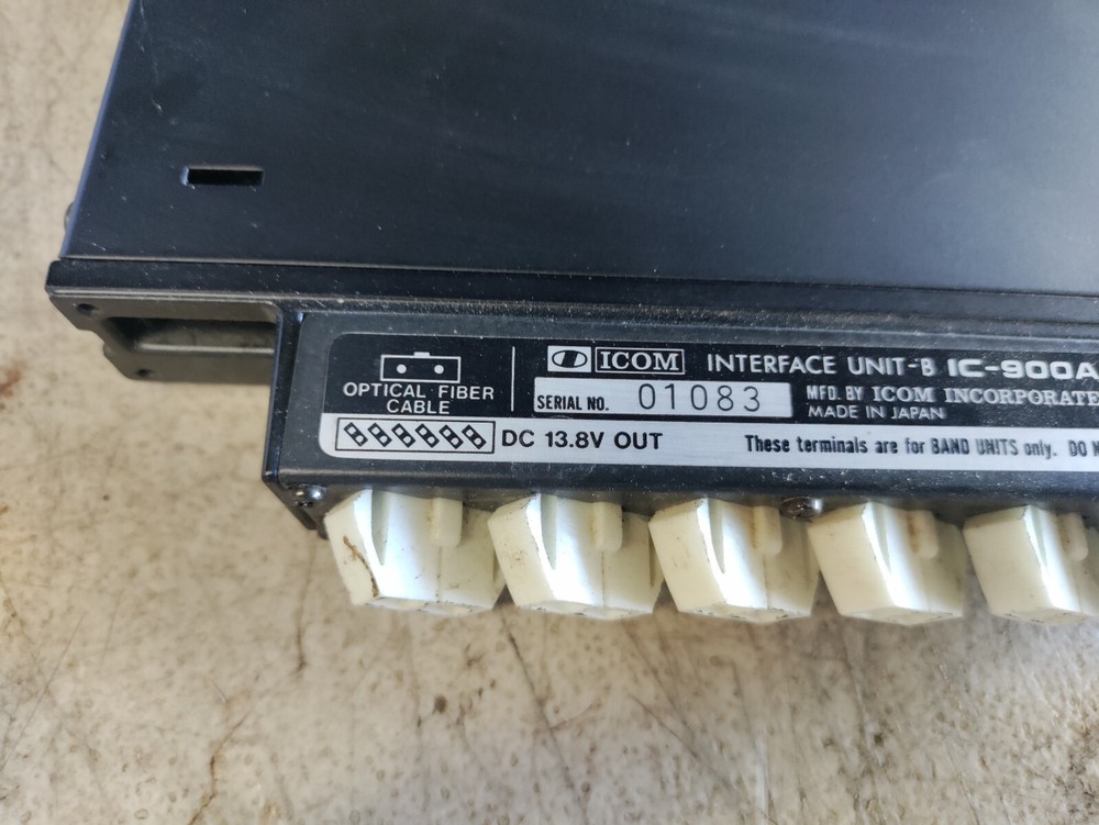 ICOM IC-900A Interface Unit B Optical Fiber Cable Remote Control System