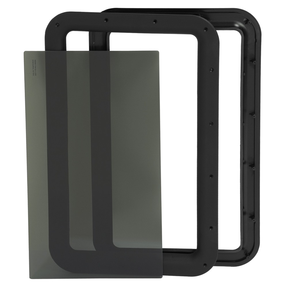 15"x24" RV Window Entry Entrance Door Tinted Tempered Glass For Camper Trailer