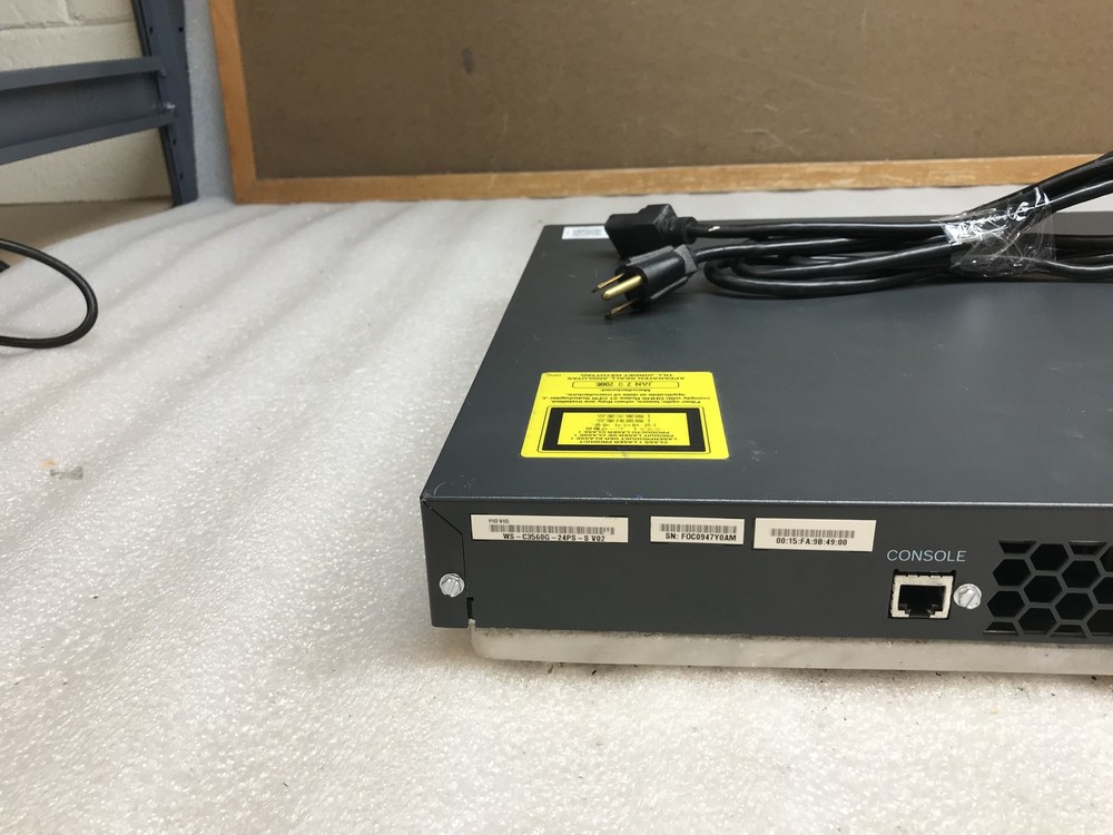 Cisco Catalyst 3560G POE-24 Network Switch WS-C3560G-24PS-S V02