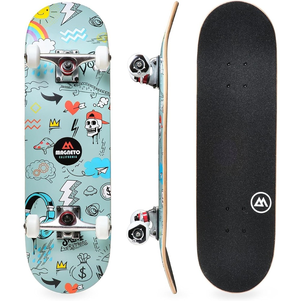 Magneto Complete Cruiser Starter Skateboard Mashup
