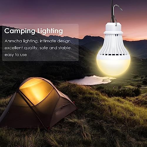 4 Pack USB Light Bulb, USB LED Camping Light Lantern, 8.2 ft Warmwhite-4pcs