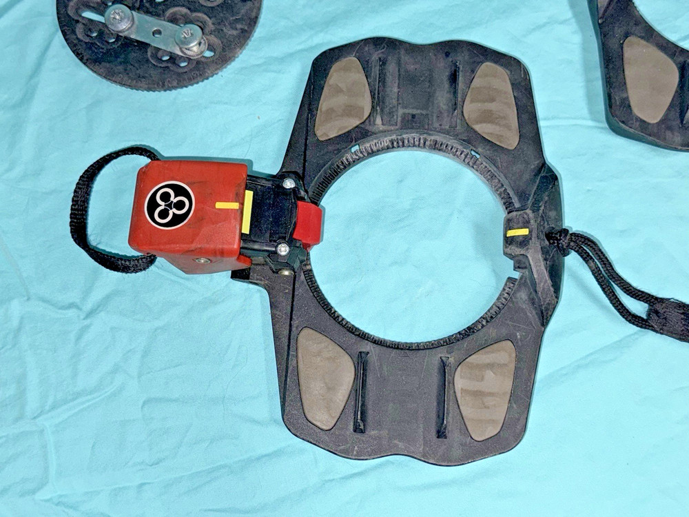 🔥 Vintage FT Step-In Snowboard BINDINGS w/ discs & hardware GERMANY