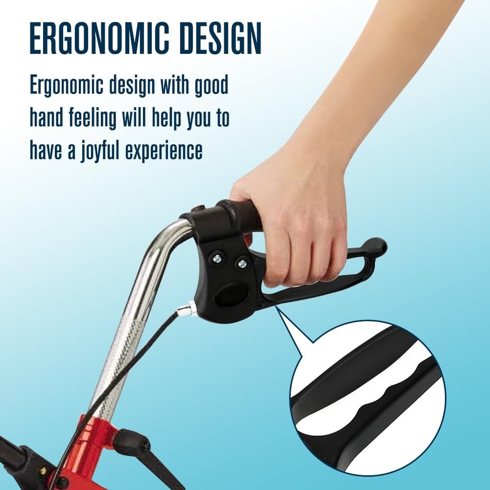 FVRITO Brake Handle with 41'' Cable Assembly 1 Pack Handle, Black