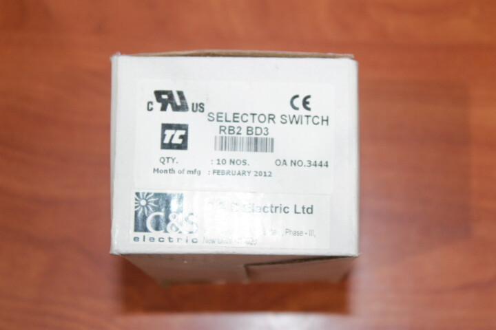 DANFOSS RB2-BD3 SEL SW 2 POS BLACK STD HANDLE