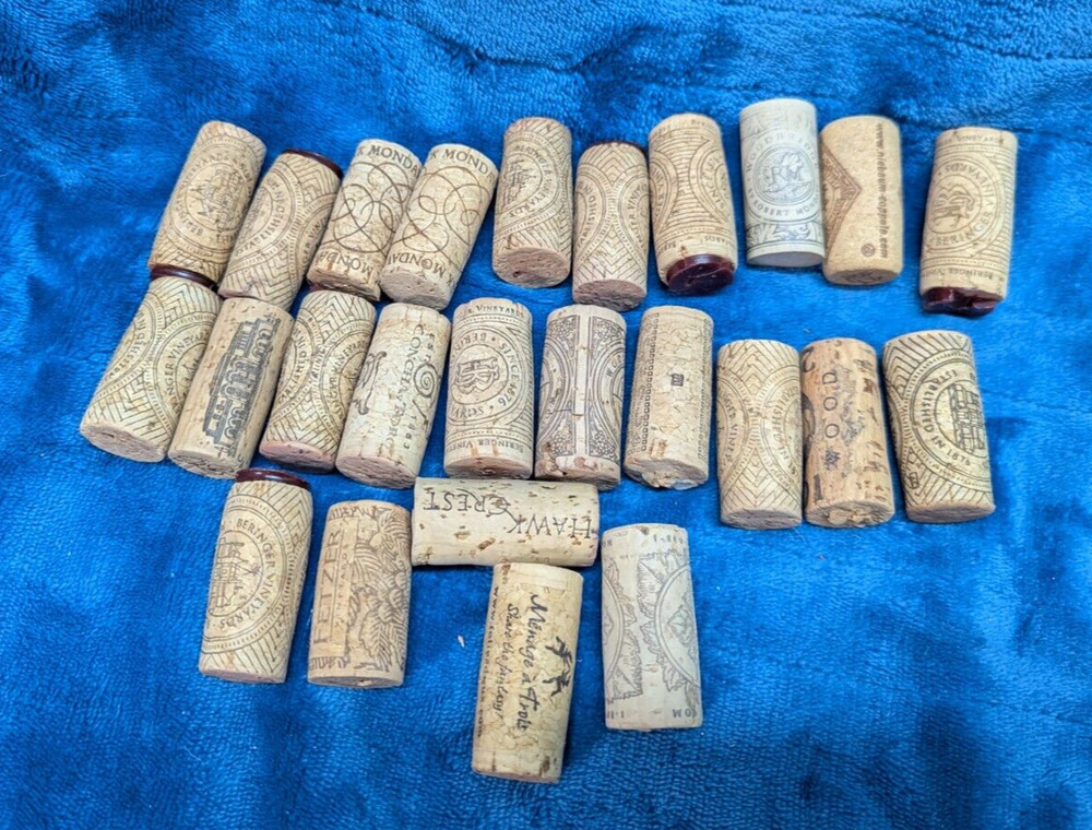 25 Mixed Natural Used Wine Corks  Recycle Upcycle Wedding