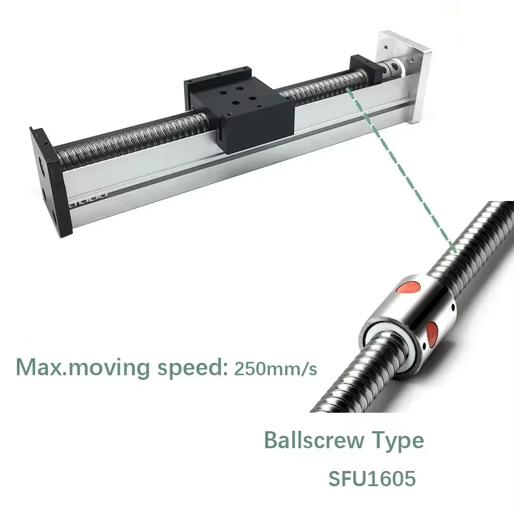 Mini Fully Enclosed Ballscrew Linear stage CNC Kit,Dustproof CNC Sliding Table