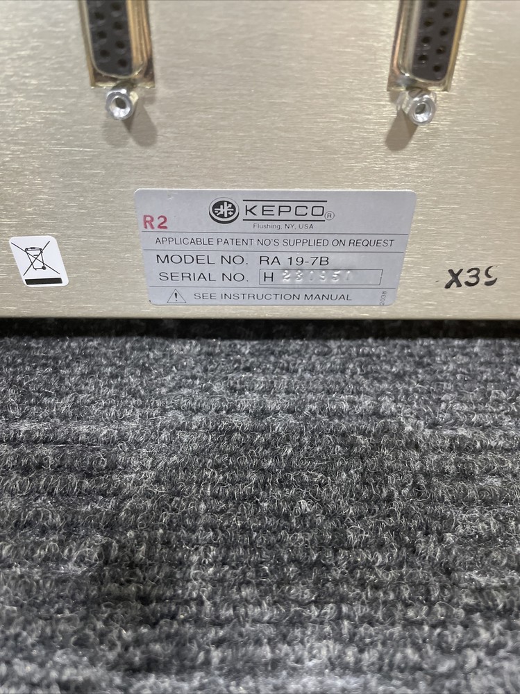 KEPCO RACK ADAPTER MODULE RA 19-7B ***BRAND NEW***.