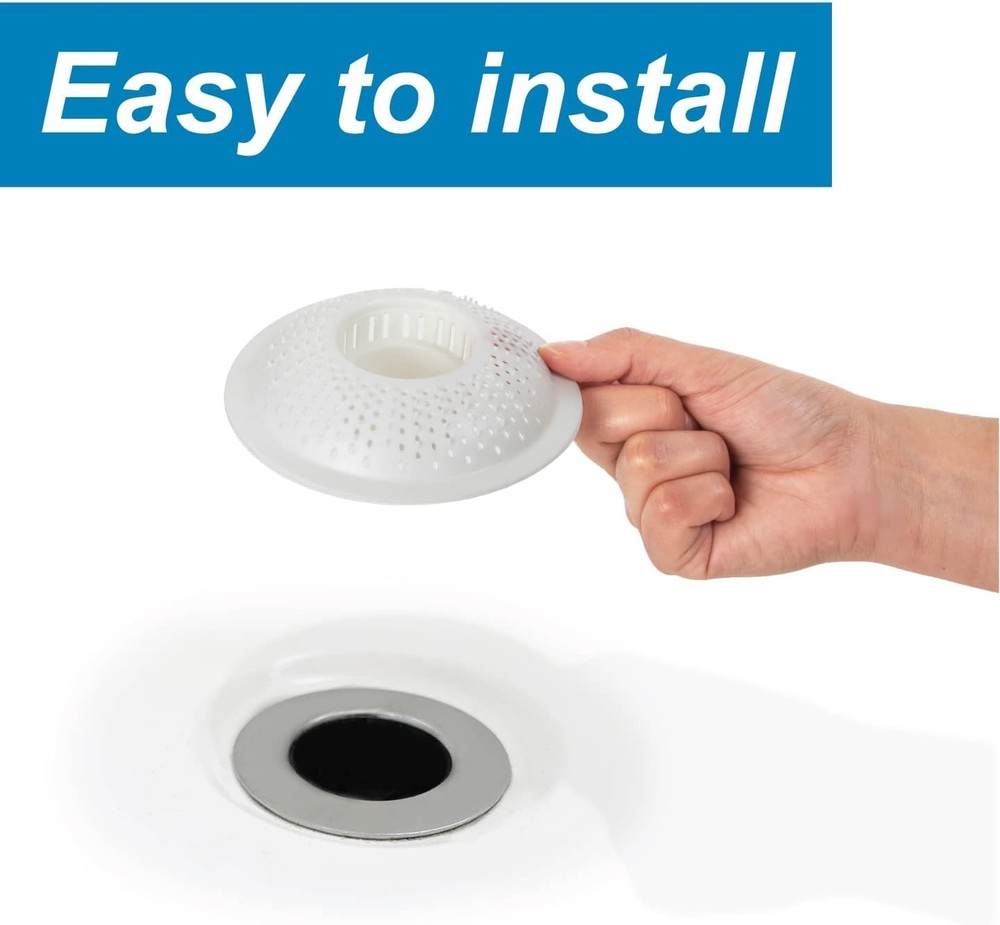 Hairstopper 2-Pack: Patented Drain Protector for Efficient Clog Prevention