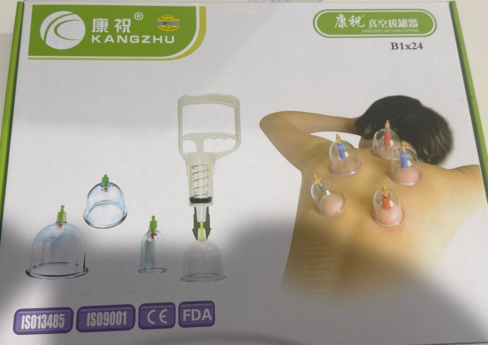 12-Cup Biomagnetic Chinese Cupping Therapy Set
