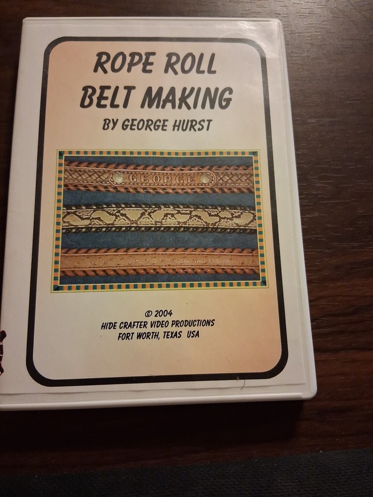 Rope Roll Belt Making  By George Hurst DVD