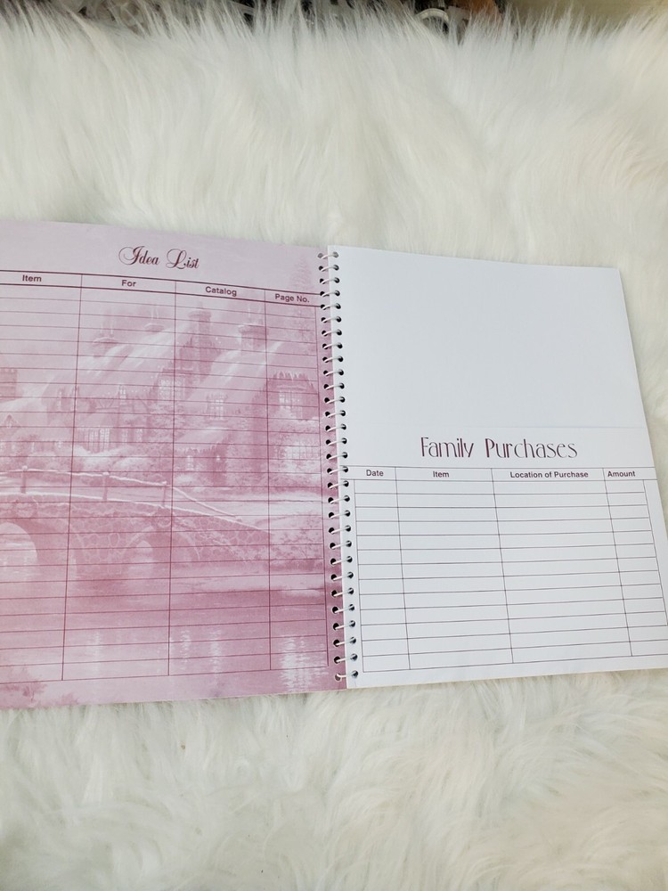 Thomas Kinkade Receipt Organizer New! HA