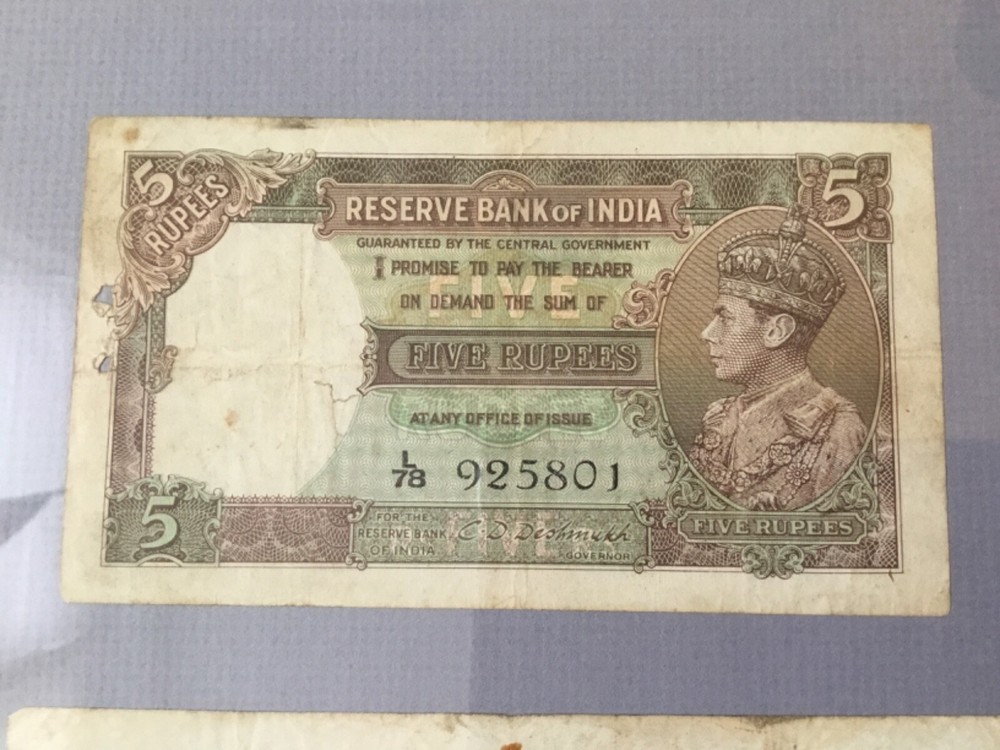 10 & 5 TEN AND FIVE RUPEES