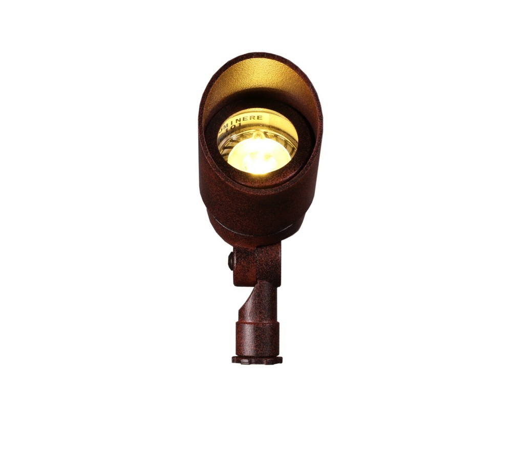 Best Pro Lighting Low Voltage Lighting Up Light Spot LED Rust Finish 2 Pack