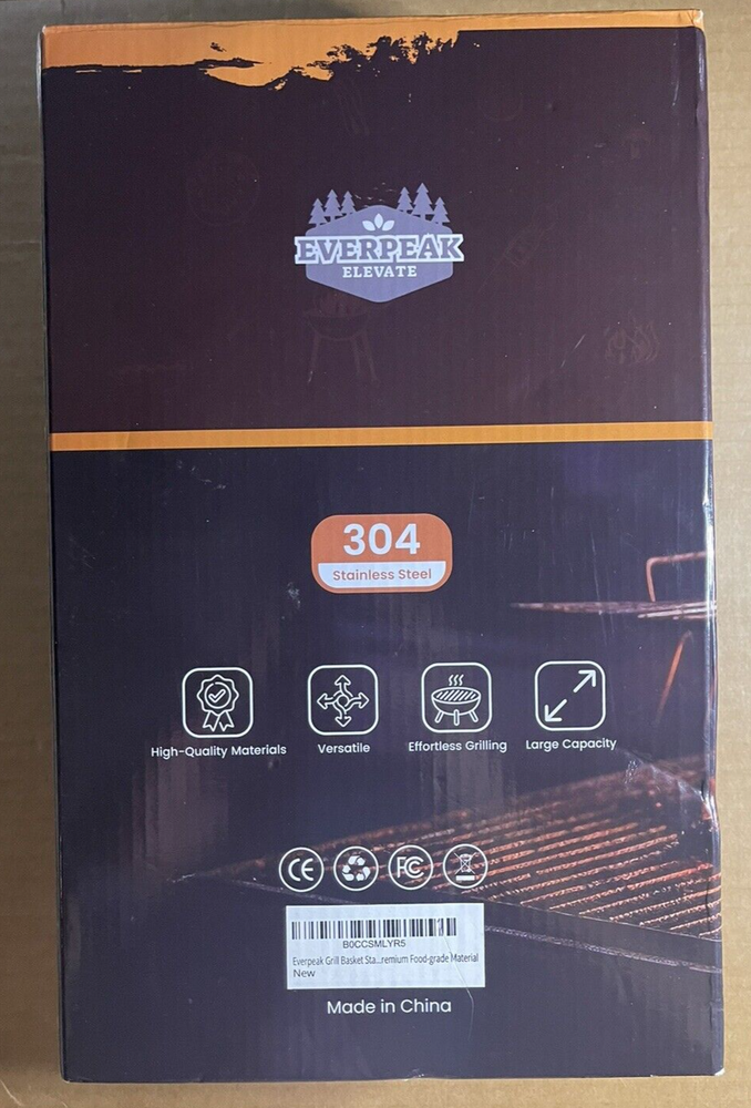 Everpeak Grill Masters Rolling Basket Kit