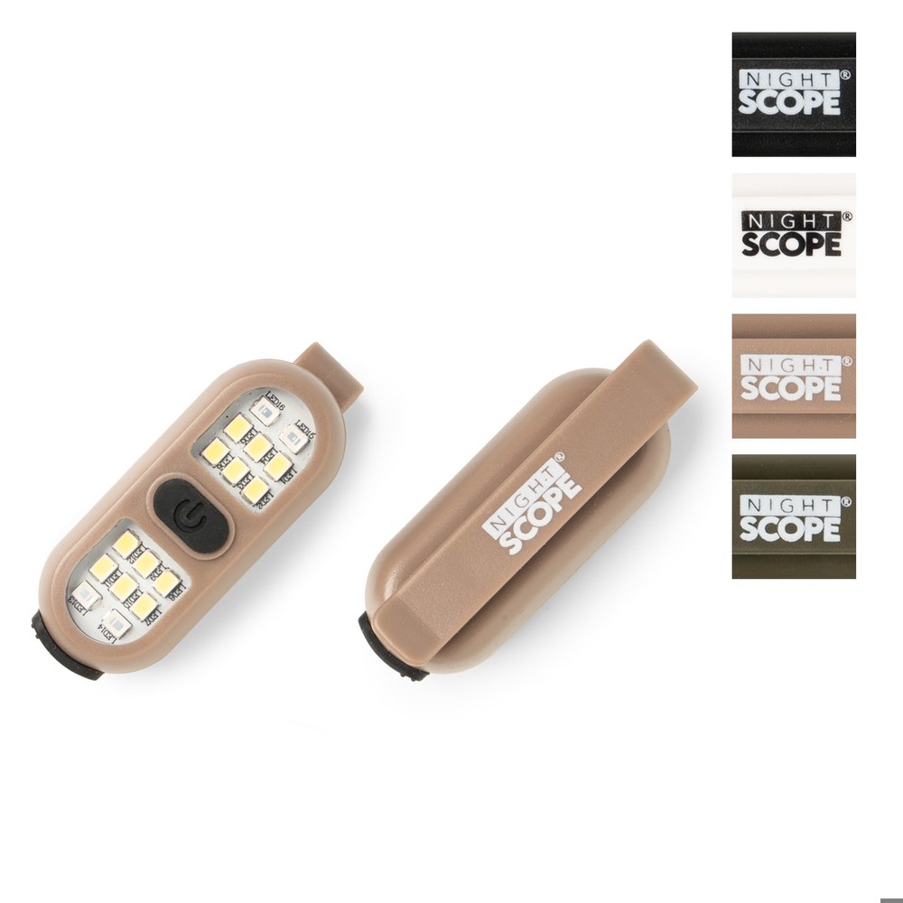 Night Scope Rechargeable Ultra Bright LED 7-Mode Clip on Light