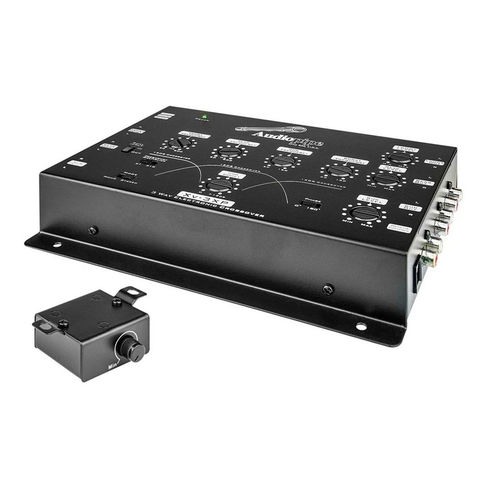 AUDIOPIPE XV-3XP 3-WAY VARIABLE ELECTRONIC (ACTIVE) CROSSOVER w/ REMOTE LEVEL