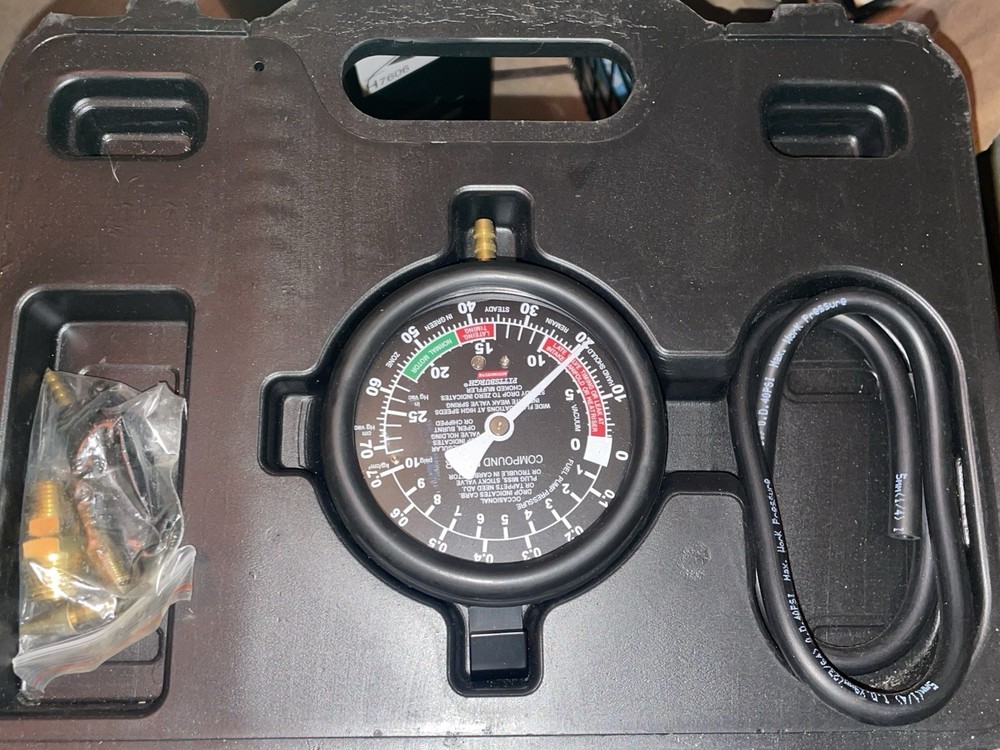 Pittsburgh Fuel Pump & Vacuum Tester.Open Box