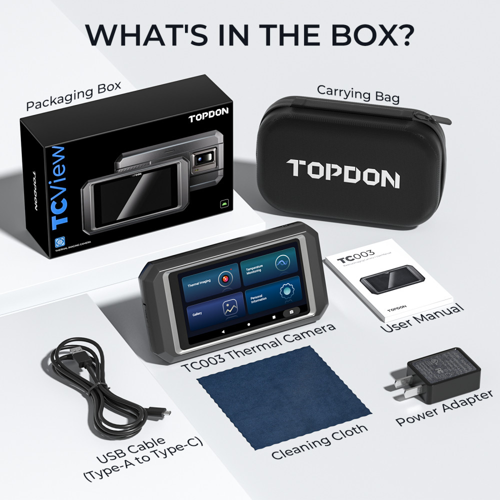 TOPDON TC003 Android Thermal Imaging Camera 256x192 High-Resolution IR Imaging