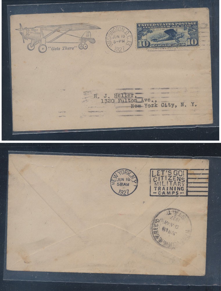 US    C10  first  day  cancel  cover