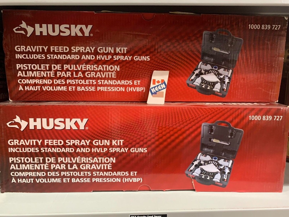 HUSKY CANADA Gravity Feed Spray Gun Kit