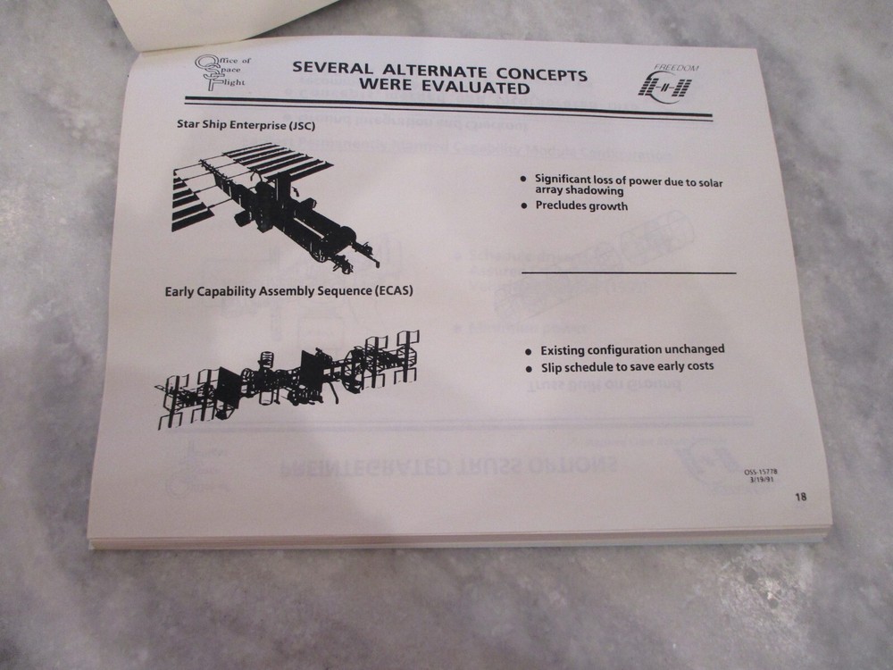 NASA MSFC SPACE SHUTTLE BACK TO FLIGHT ERA PROPOSALS USBI-ISS RETOOLING REPORTS+