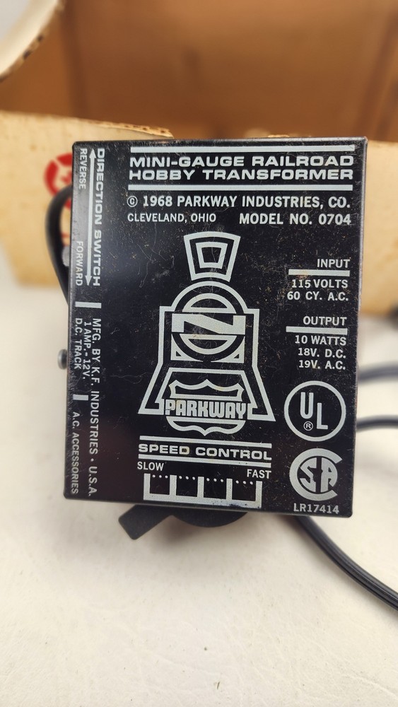 mini gauge railroad transformer model 0704
