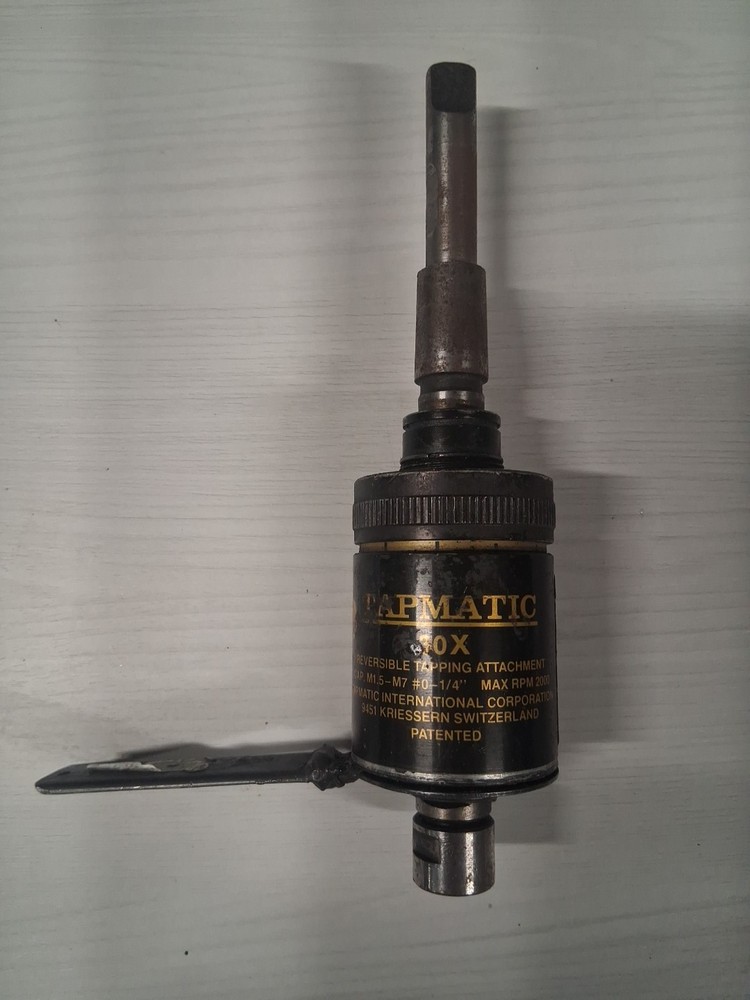 Tapmatic 30X Reversible Tapping Attachment , #0-1/4, No Wrenches