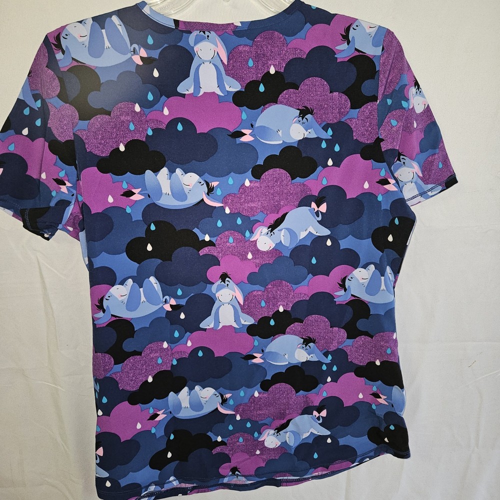 Disney Eeyore Scrubs 3 Pockets Size Small