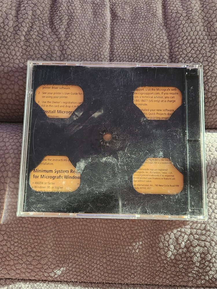 Lexmark 1100 Color Jetprinter & Draw 6 Print Studio Specia PC