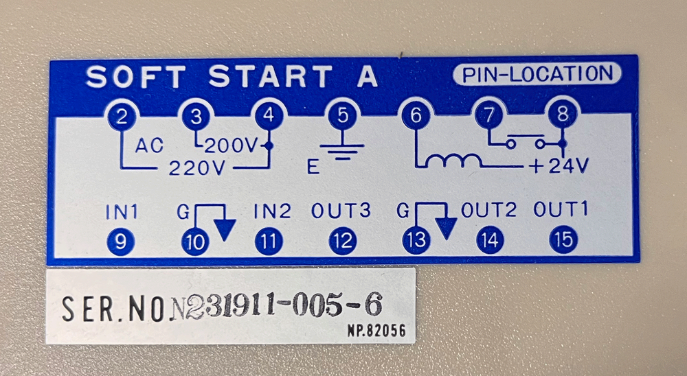 Soft Start A 73051-00010 Starter Type JGSM-01