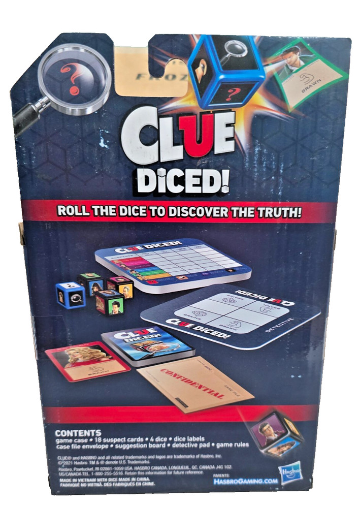 Hasbro Gaming Clue Diced Game