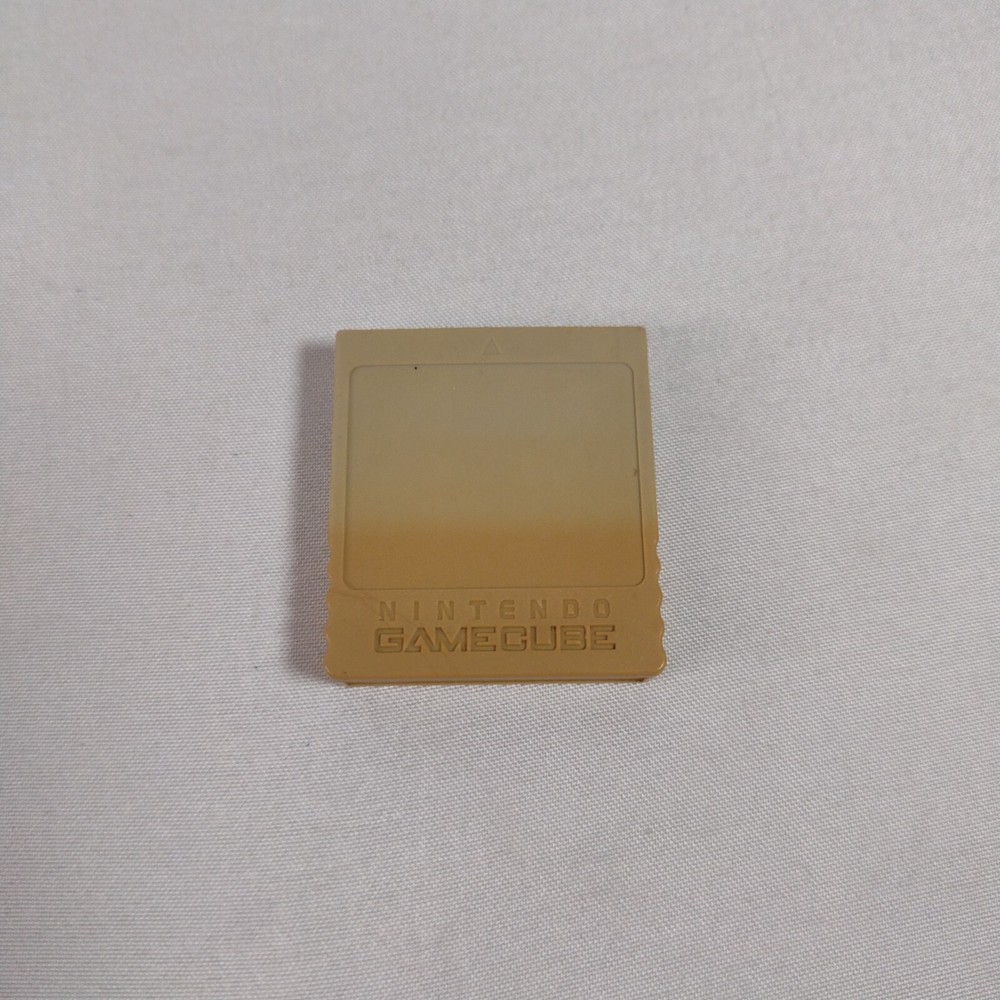 Nintendo GameCube 59 Blocks 4 MB Memory Card DOL-008 Yellowed Tested