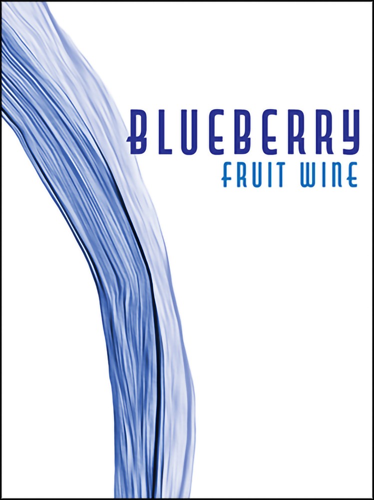 Blueberry Fruit Wine Labels