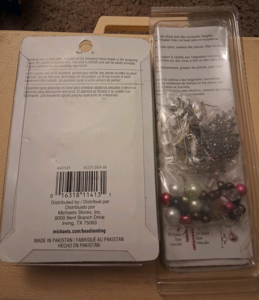 Earring Kit And Stringing Wire