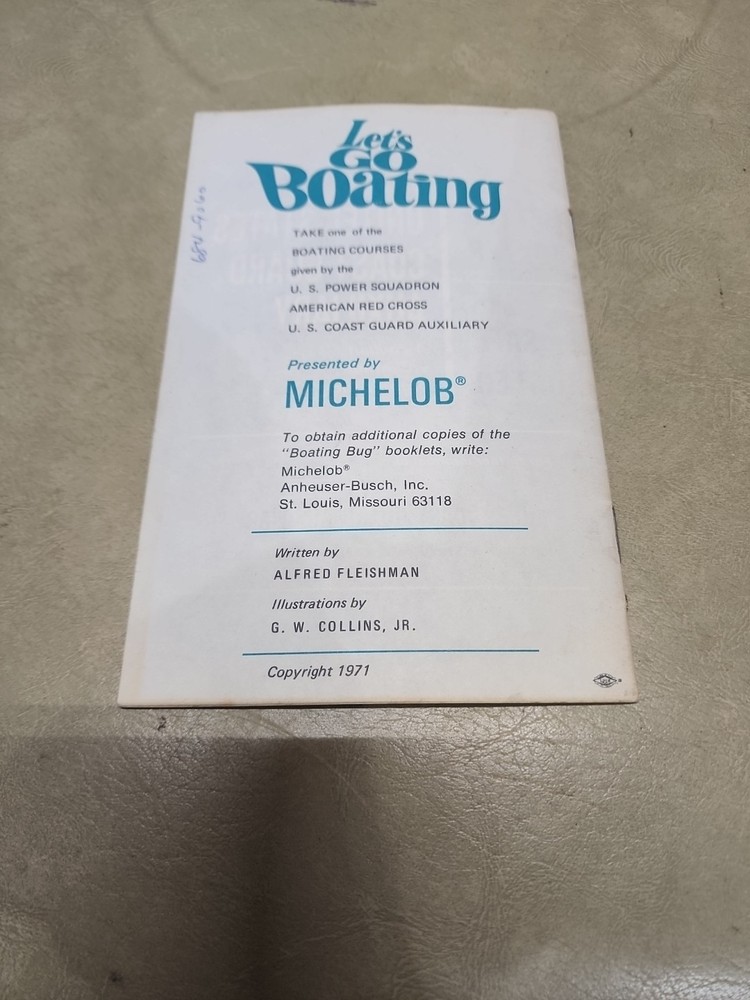 The Boating Bug Brochure - Michelob Beer #2