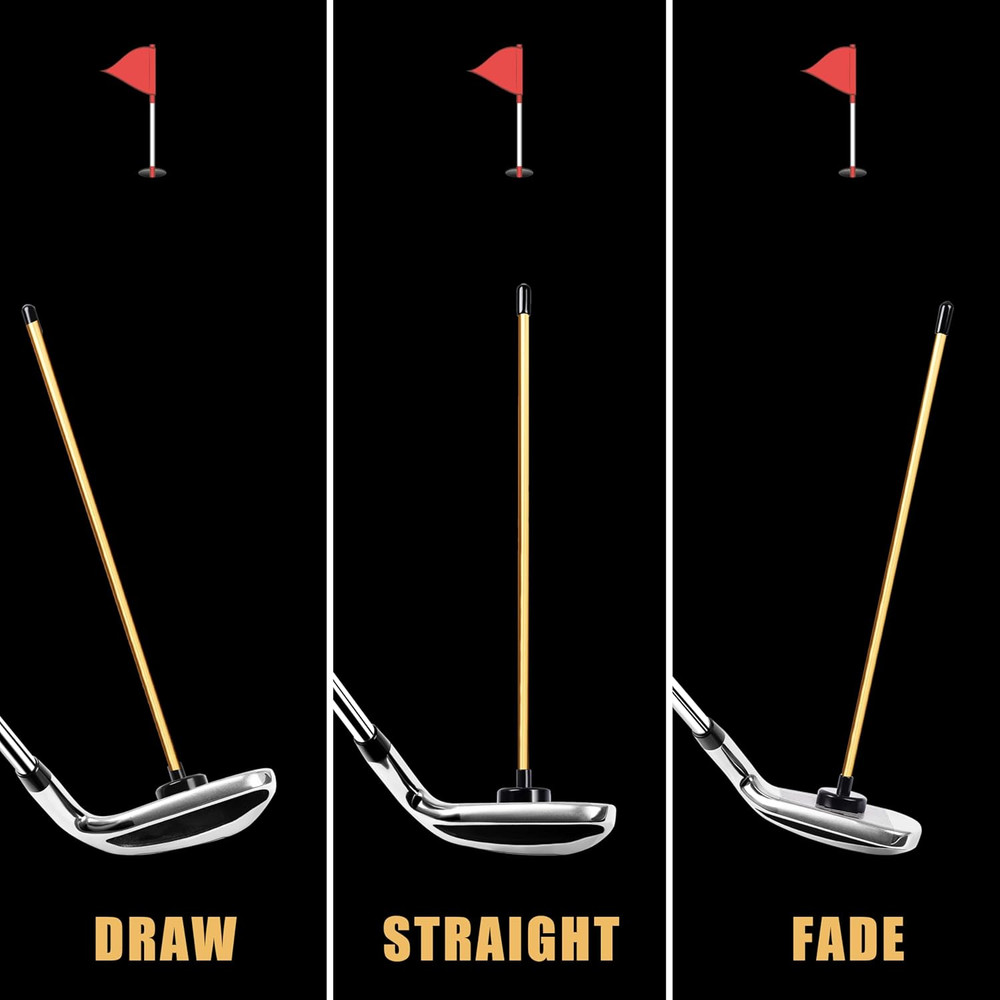 2 Pack 40'' Golf Alignment Sticks with Magnetic Golf Club Alignment Rod,Visualiz