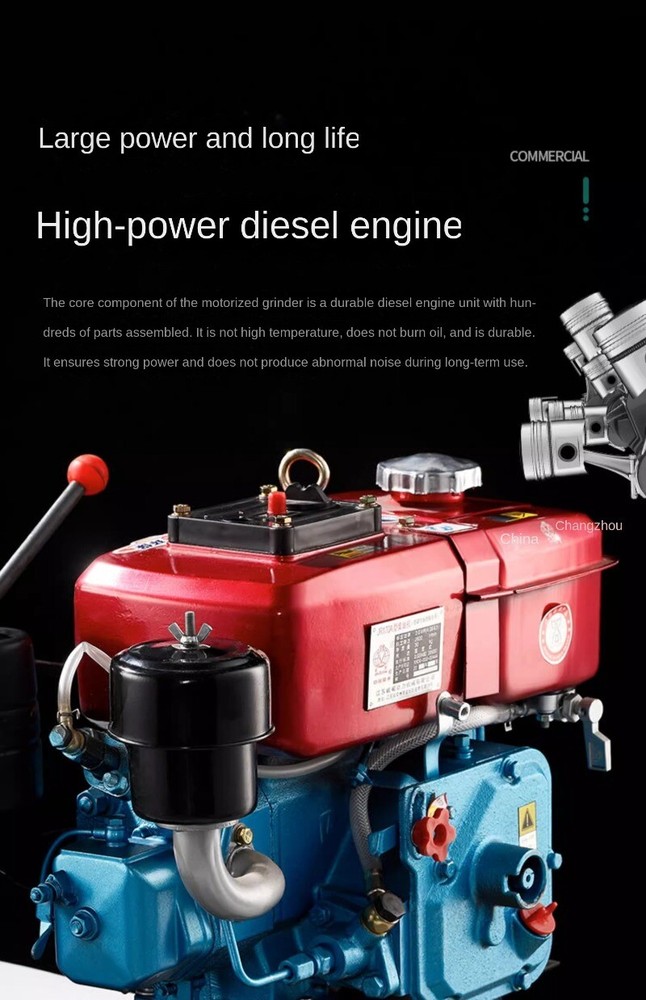 Motor Grinder Mini Multi-function Cable Grinder for Gasoline and Diesel