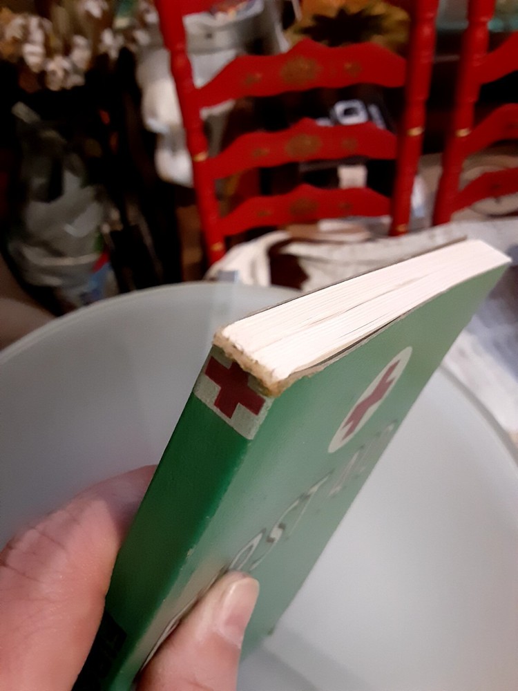 1966 American Red Cross First Aid Textbook 4th Edition Green