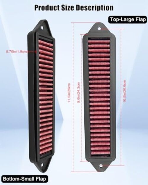 Cabin Air Cowl Filter Fit for B-MW E Chassis E82 E88 E90 E91 E92 E93 X1 Red