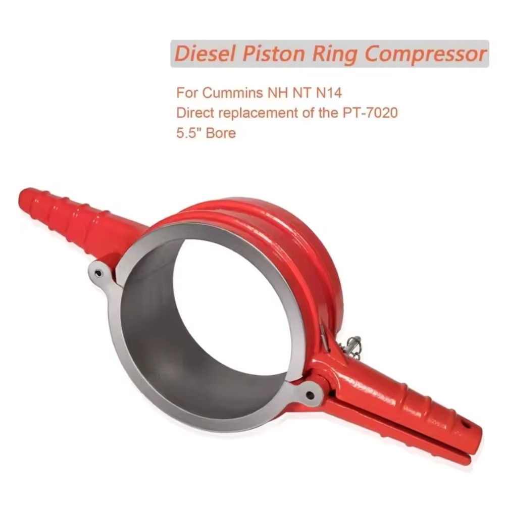 PT-7020 Replacement for Cummins NH NT N14 Piston Ring Compressor Tool 5.5in Bore