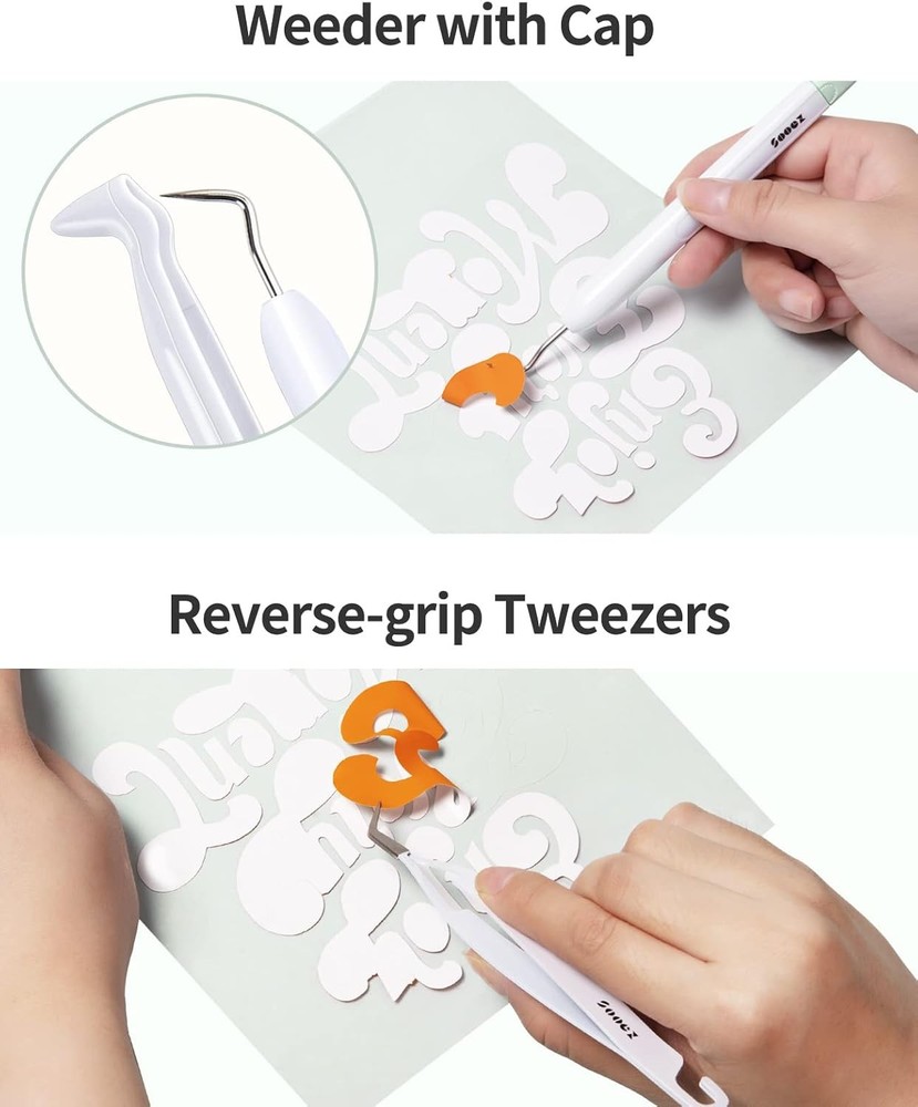 Vinyl Weeding Tool Set - 6PCS Precision Craft Tools for Vinyl Projects