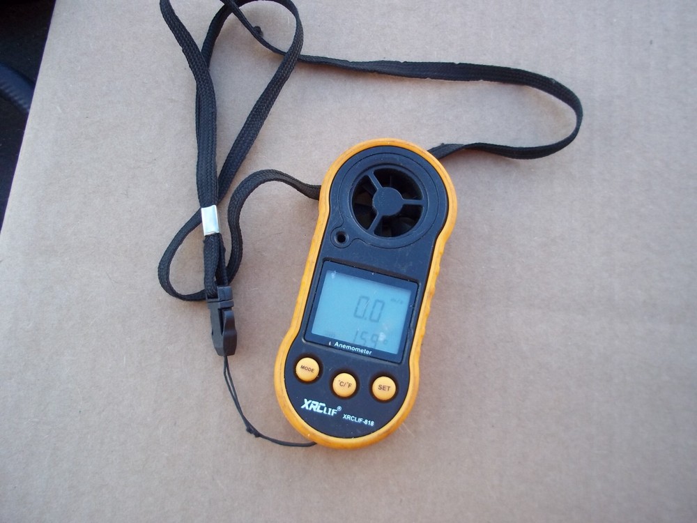 XRCLIF Digital Anemometer Wind speed meter Portable wind meter Anemometer sensor