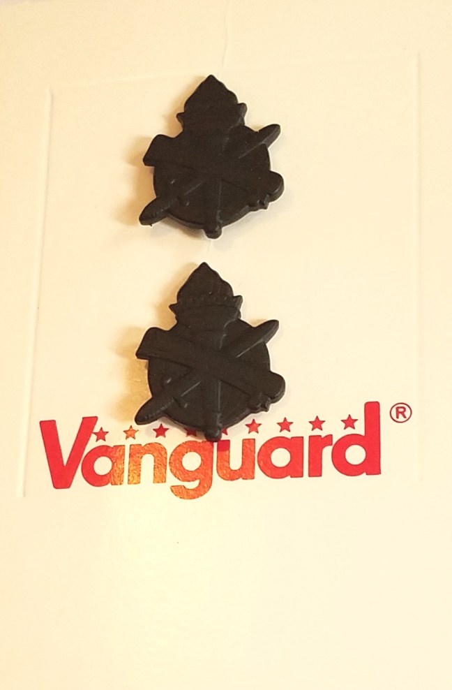 Replacement US Military Army Black Pins Vanguard