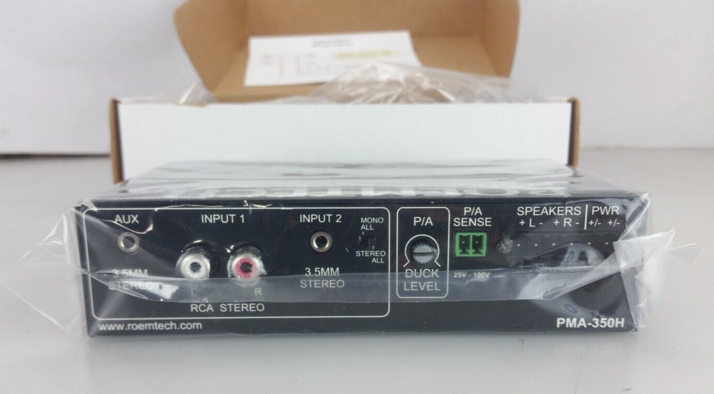 ROEMTECH Plenum Mixer/Amplifier PMA-350H