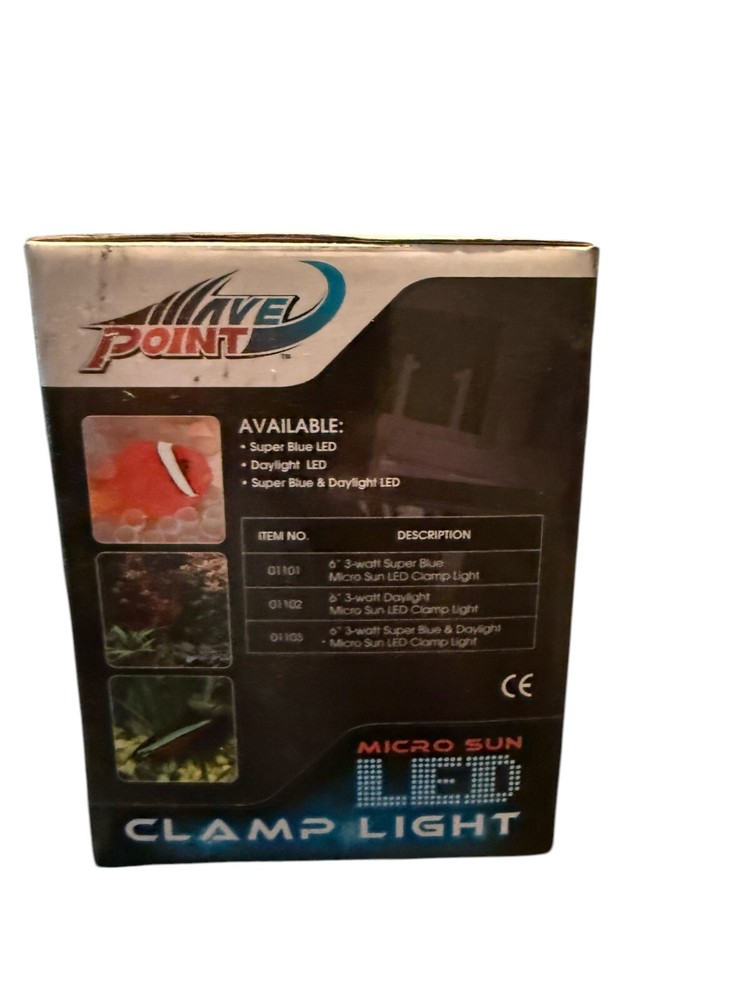 Wave-point 6" Micro Sun LED Clamp Light