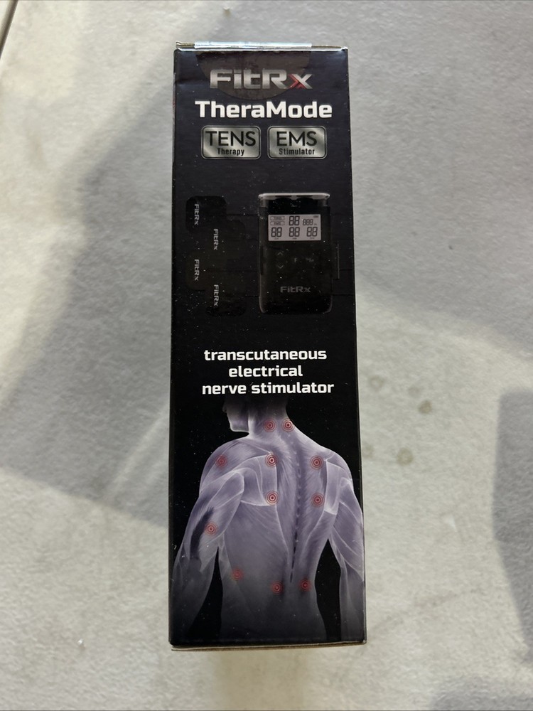 FitRx TheraMode TENS EMS Device Adjustable Intensity Multi-Mode Pain Relief