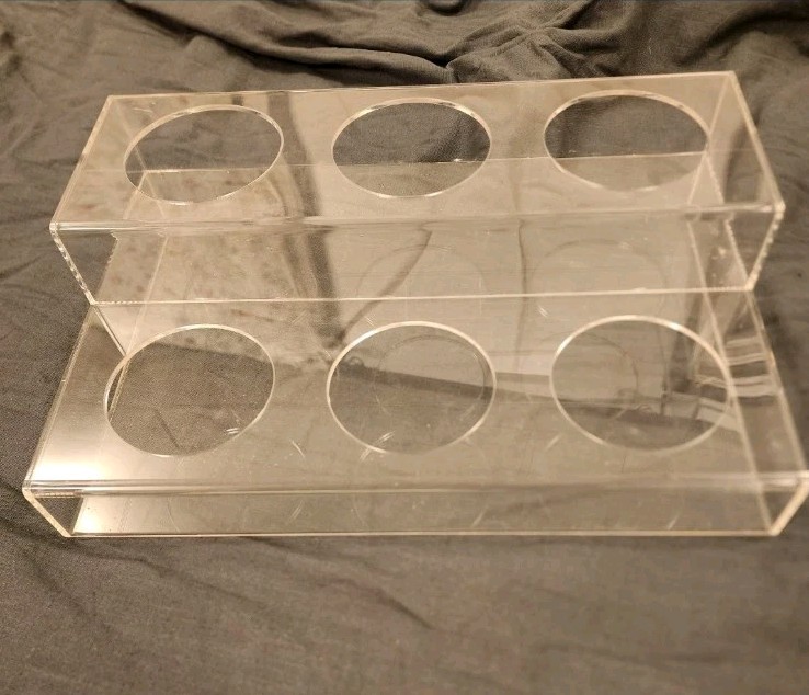 Acrylic Bottle Holder Display Shelf