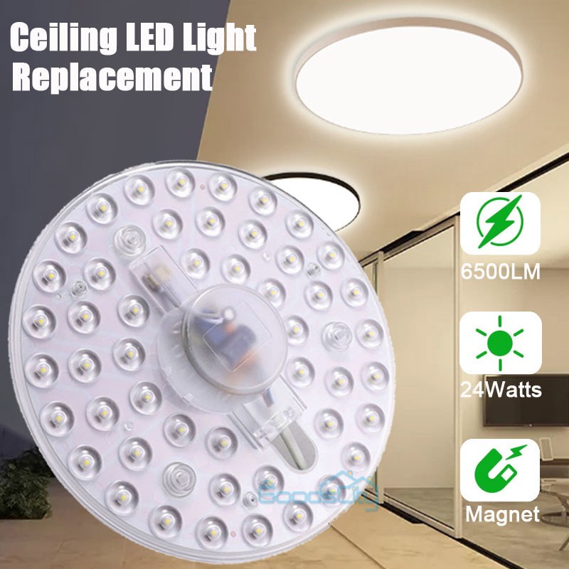 Ceiling Fan Led Light Replacement, 6.6'' Adjustable Ceiling Flush Light Panel