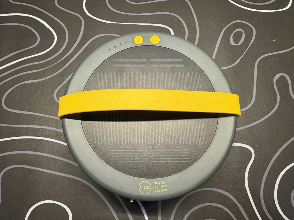 Mpowerd Luci solar string lights 44’, Warm, Black And Yellow